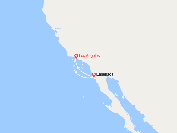 itinéraire croisière Amérique du Nord : Escapade en Californie et Mexique 