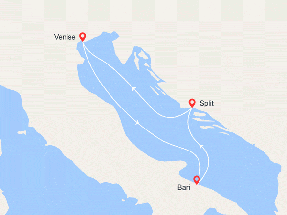 itinéraire croisière Croatie/Adriatique : Escapade en Croatie
