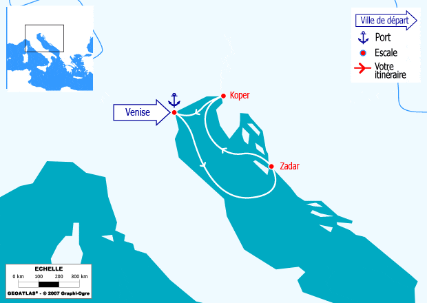 itinéraire croisière Croatie/Adriatique - Croatie/Adriatique : Escapade en Croatie