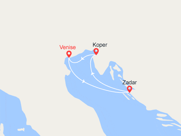 itinéraire croisière Croatie/Adriatique : Escapade en Croatie