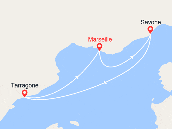 itinéraire croisière Méditerranée : Escapade en Méditerranée