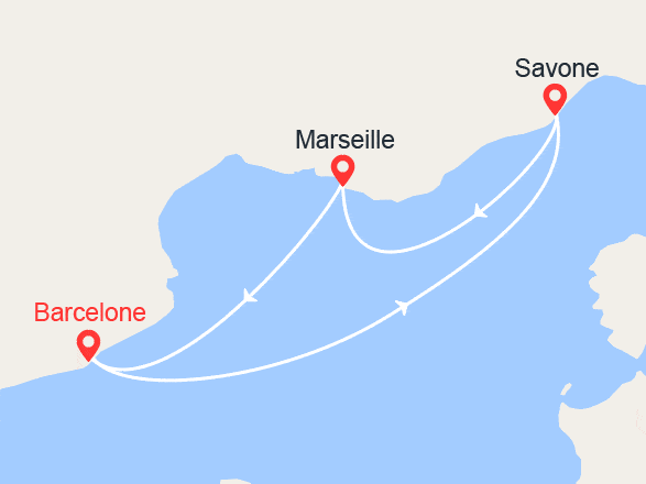 itinéraire croisière Méditerranée : Escapade en Méditerranée