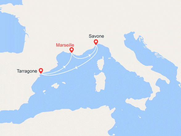 itinéraire croisière Méditerranée : Escapade en Méditerranée