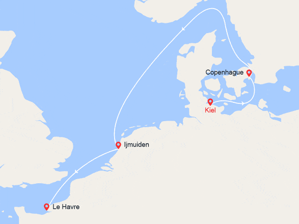 itinéraire croisière Fjords : Escapade en Norvège