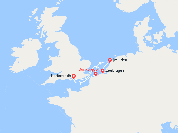 itin&eacute;raire croisi&egrave;re Baltique : Escapade Royale 