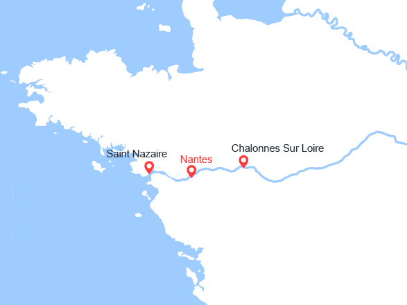 itinéraire croisière Loire : Escapade sur la Loire, joyau de la Renaissance (NDN_PP2)