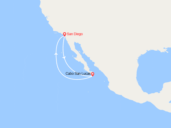 itinéraire croisière Amérique du Nord : États-Unis, Mexique 