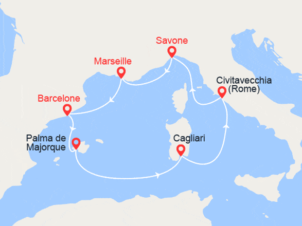 itinéraire croisière Méditerranée : EXCLUSIVITÉ ! Le Nouvel Éclat de la Méditerranée