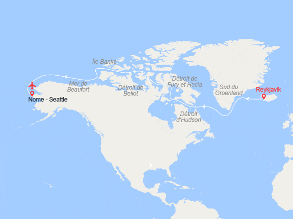 itinéraire croisière Groenland - Arctique - Antarctique : EXPÉDITION : Le passage du Nord-Ouest