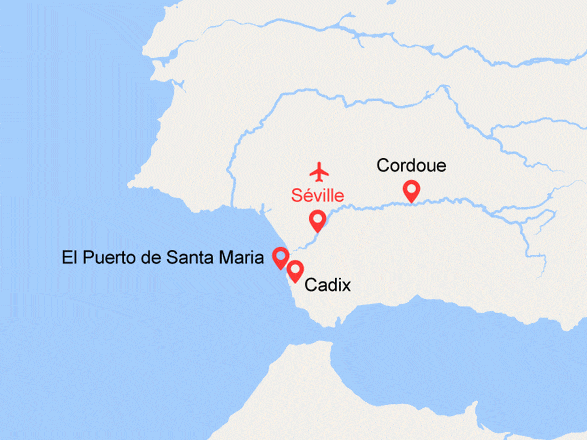 itinéraire croisière Guadalquivir : Famille - L'Andalousie : Traditions, gastronomie et flamenco