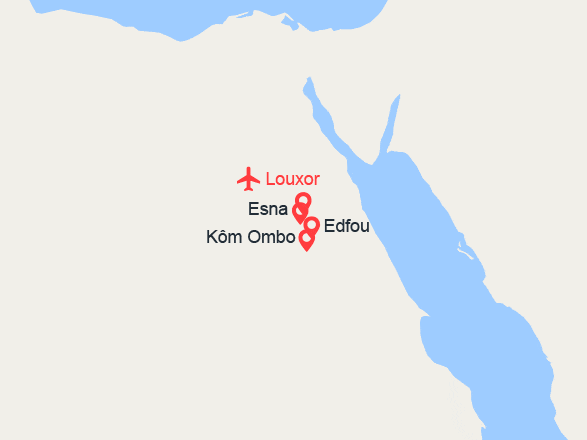 itin&eacute;raire croisi&egrave;re Nil : FRAMISSIMA - Gloire des Pharaons 5* 