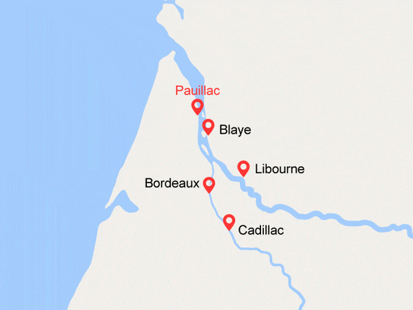 itinéraire croisière Gironde Garonne : Grands crus et patrimoine architectural (BOP_PP)