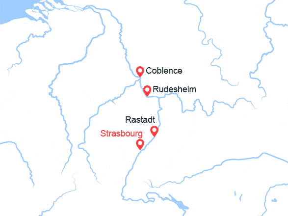 itinéraire croisière Rhin et ses affluents : Histoire, traditions et ambiance rhénane (CSW_PP)