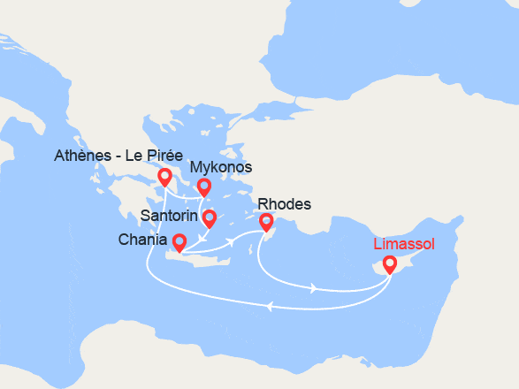 itinéraire croisière Iles grecques : Iles Grecques