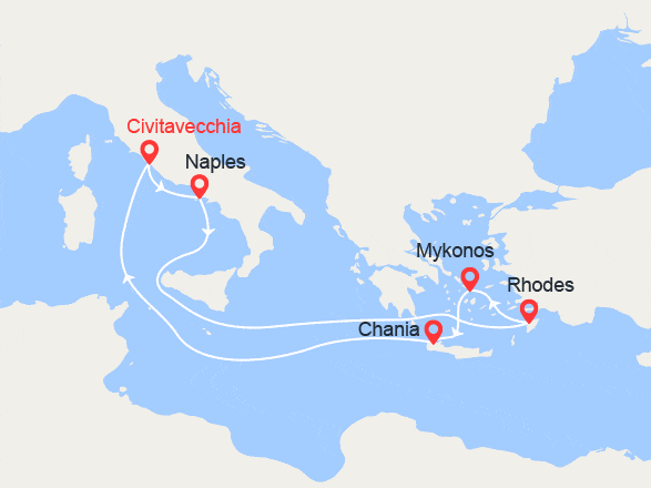 itinéraire croisière Iles grecques : Iles Grecques