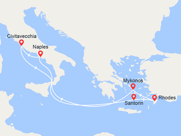 itinéraire croisière Iles grecques - Iles grecques : Iles Grecques 