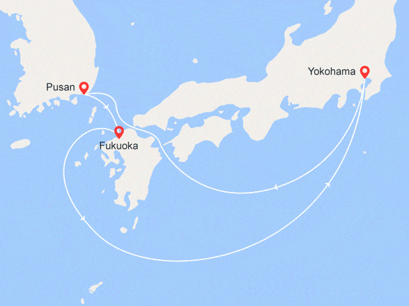 itinéraire croisière Asie : Japon, Corée du Sud