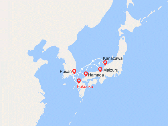 itinéraire croisière Asie : Japon, Corée du Sud