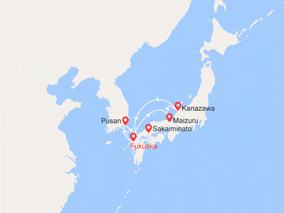 itinéraire croisière Asie : Japon, Corée du Sud