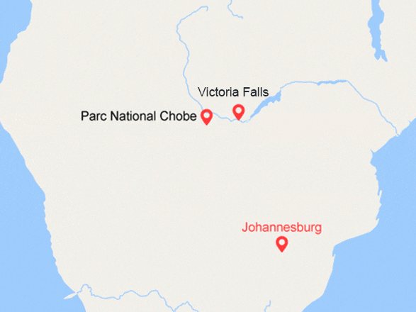itinéraire croisière Chobe Zambèze : L'Afrique Australe : Expérience inédite aux confins du monde (11Z_PP)