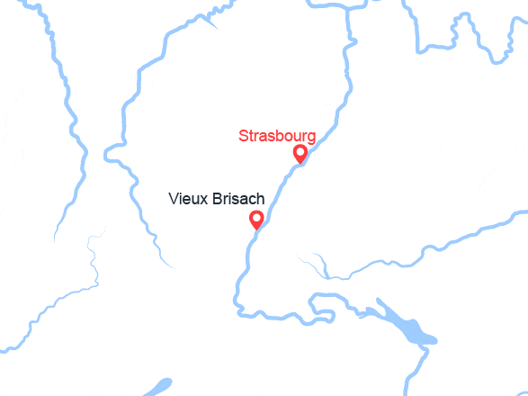 itinéraire croisière Rhin et ses affluents : L'Alsace pittoresque et gourmande