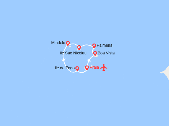 itinéraire croisière Afrique : L'Archipel du Cap-Vert