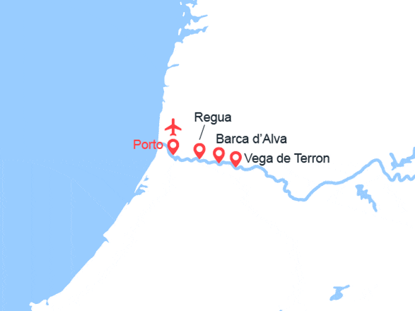 itinéraire croisière Douro : L'Or du Douro