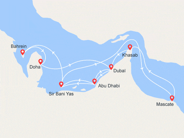 itinéraire croisière Moyen Orient : La Magie des Emirats
