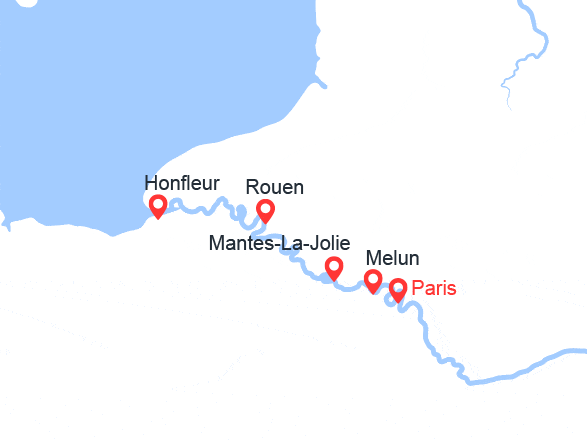 itinéraire croisière Seine : La Seine et ses méandres, un fleuve unique (PFH_PP)