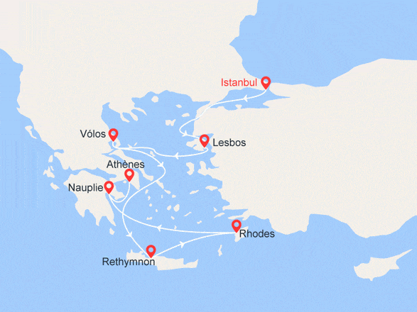 itinéraire croisière Iles grecques - Iles grecques : Le grand tour de la mer Égée