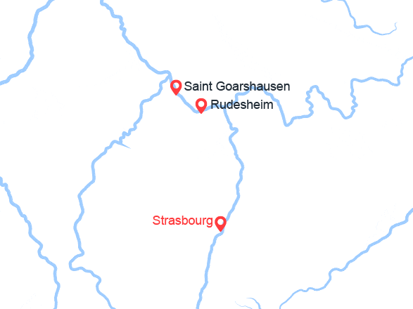 itinéraire croisière Rhin et ses affluents : Le Rhin en flammes à Saint Goarshausen (GFL_PP)