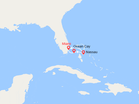 itinéraire croisière Caraïbes et Antilles : Les Bahamas: Ocean Cay & Nassau