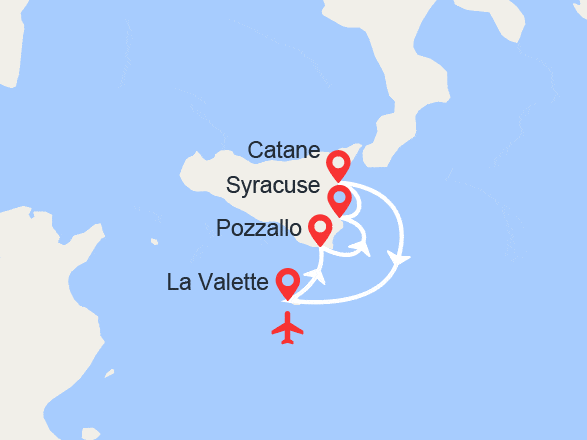itinéraire croisière Méditerranée Occidentale : Les Belles méditerranéennes (MSM)