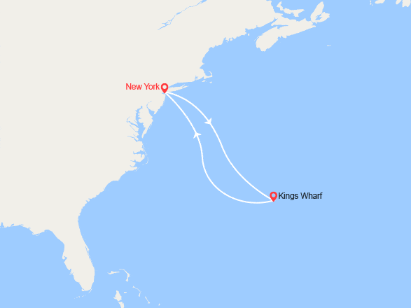 itinéraire croisière Caraïbes et Antilles : Les Bermudes