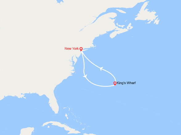 itinéraire croisière Caraïbes et Antilles : Les Bermudes depuis New York