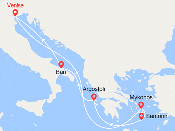 itinéraire croisière Iles grecques : Les îles grecques