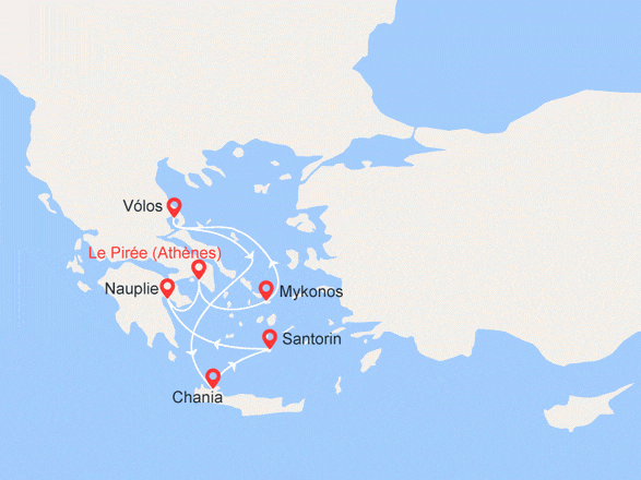 itinéraire croisière Iles grecques : Les Iles grecques
