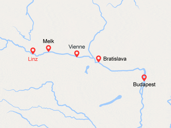 itinéraire croisière Danube : Les Perles du Danube (PAV)