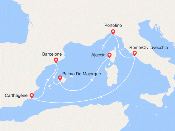 itinéraire croisière Iles Baléares : Les Secrets de la Méditérranée