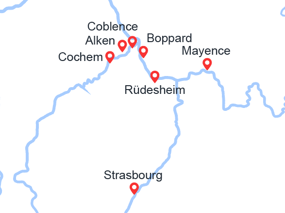 itin&eacute;raire croisi&egrave;re Rhin et ses affluents : Les Vallées de la Moselle et du Rhin, la magie des 2 fleuves -CMS_PP 