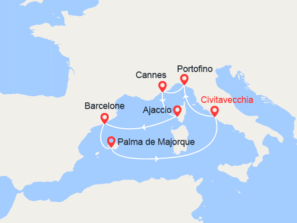 itinéraire croisière Méditerranée : Méditerranée secrète