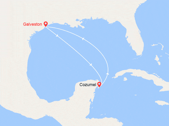 itinéraire croisière Caraïbes et Antilles - Cuba : Mexique, Etats-Unis