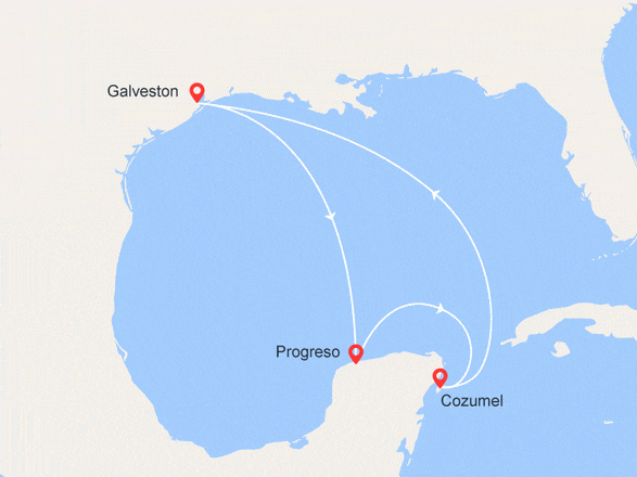itinéraire croisière Caraïbes et Antilles - Cuba : Mexique, Etats-Unis