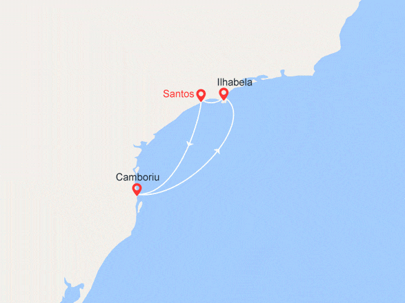 itinéraire croisière Amérique du Sud : Mini croisière au Brésil