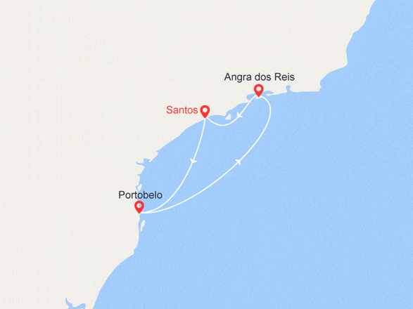 itinéraire croisière Amérique du Sud : Minicroisière au Brésil
