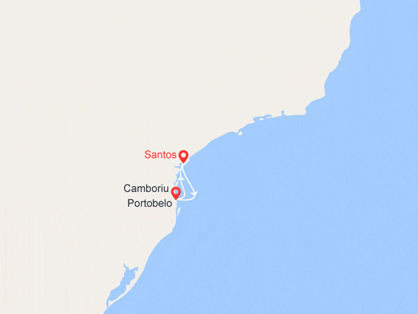 itinéraire croisière Amérique du Sud : Minicroisière au Brésil: Santos, Porto Belo, Camboriu