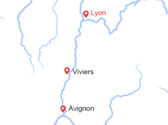 itinéraire croisière Rhône Saône : Noël Provençal et la vallée du Rhône (LVA_PP)