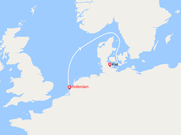 itinéraire croisière Europe du Nord : Pays-Bas, Allemagne