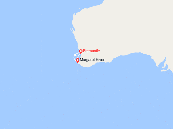 itin&eacute;raire croisi&egrave;re Australie : Perth, Busselton, Margaret River, Australie 