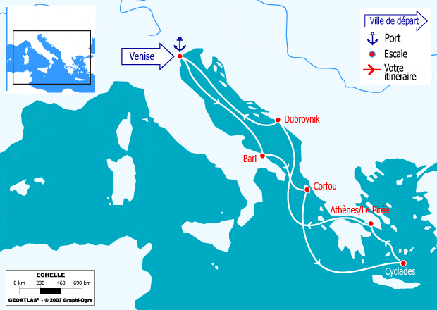 itinéraire croisière Iles grecques : Plongeon dans les Iles Grecques
